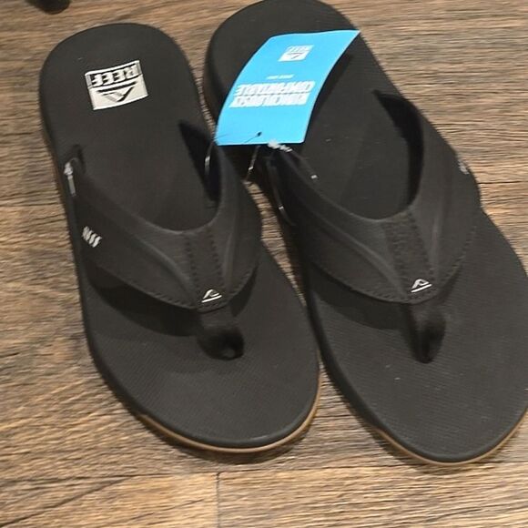 Reef Anchor Flip-Flop Sandal- Black